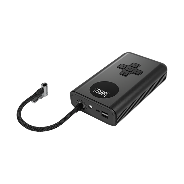 B10 Car Jump Booster 12V 12000mAh（41.44Wh） Emergency Portable Power Bank Jumpstarter Car Battery Jump Starter With Air Compressor Air Pump.
