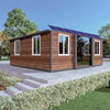  Complete Set Off Grid Living Solution Solar Energy System Container House Hotel 20FT 40FT Prefabricated House Portable Prefab Expandable Container House with Solar Prefab Container House
