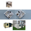Portable Prefab Expandable Container House With Solar Ready To Live Foldable Tiny Home Luxury 20ft 40ft Prefabricated House Complete Set Off Grid Living Solution Solar Energy System Container House