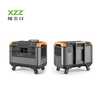 XZZ OEM ODM 3000W 4032Wh Portable Power Station Solar Generator LiFePO4 Power Station For Camping Emergency Multi Function Outdoor Energy Storage Battery Generator with Wheels