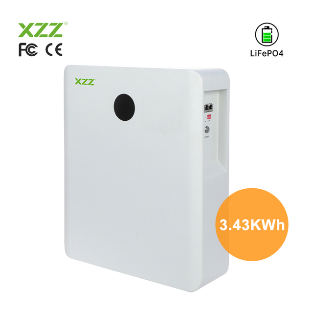 Solar Energy Storage System Lithium Ion Battery 48V LiFePO4 Battery 100ah 3.43KWh Battery Pack Rechargeable Home Energy Storage Lithium Battery