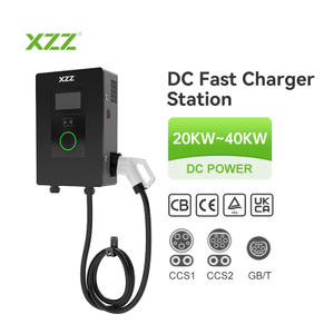 XZZ DC Single Gun EV Charger 20KW/30KW/40KW/60KW EV Charging Station WiFi Smart APP Control OCPP Fast Car Charger Mini DC Charging Station Wall-mounted Or Pole-mounted InFast Electric Charging Station