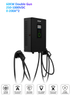 XZZ DC Double Gun EV Charger 40KW/60KW EV Charging Station WiFi Smart APP Control OCPP Fast Car Charger Mini DC Charging Station Wall-mounted Or Pole-mounted CCS1/2