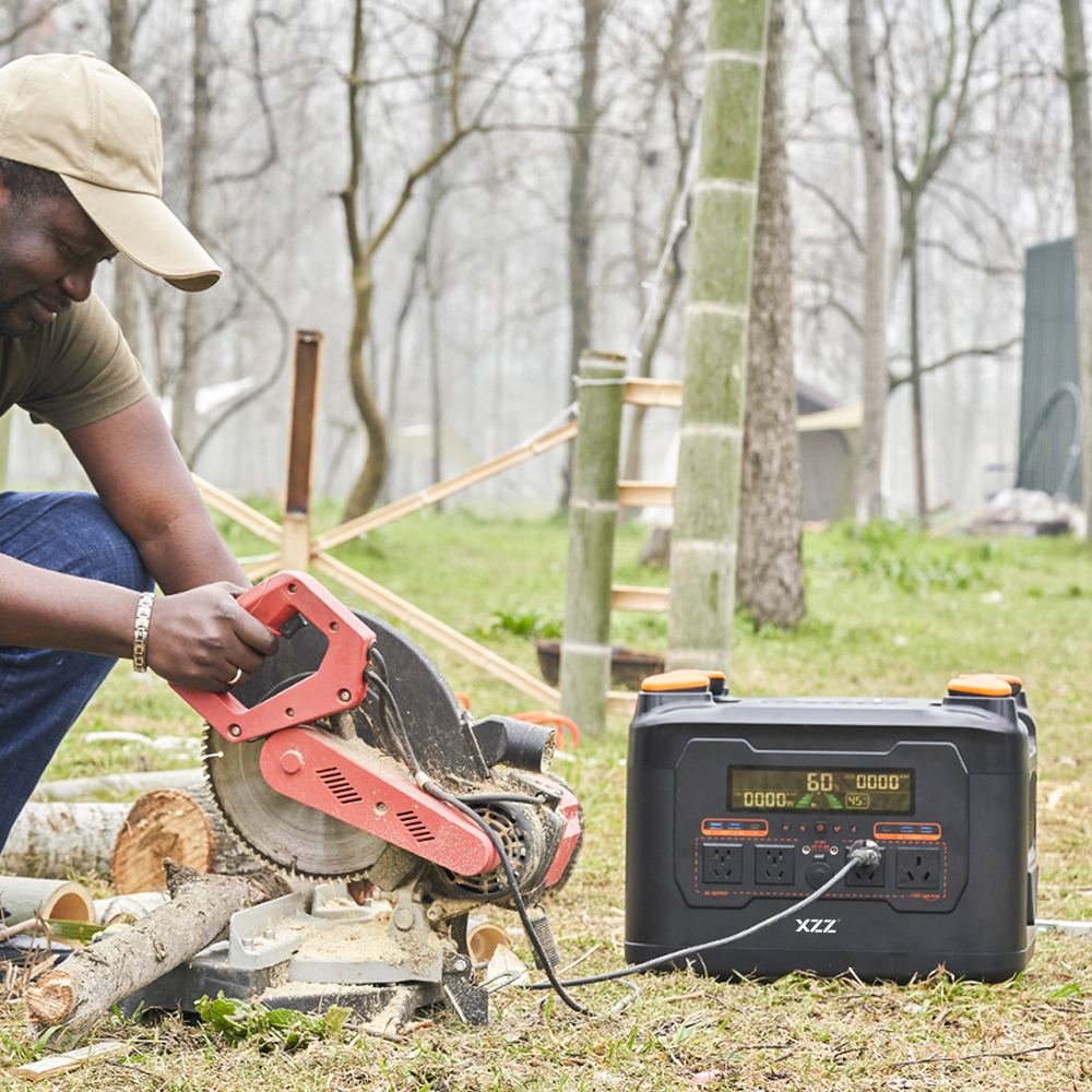 Portable Power Station 3000W Solar Generator for Camping, Home Backup LMFP Battery Mobile Power Supply