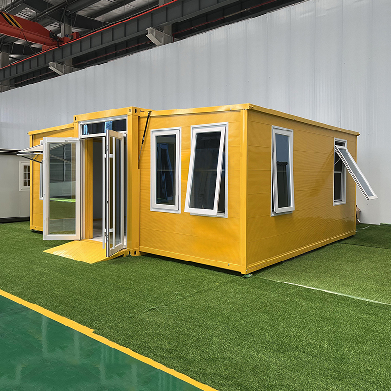 Portable Prefab Expandable Container House With Solar Ready To Live Foldable Tiny Home Luxury 20ft 40ft Prefabricated House Complete Set Off Grid Living Solution Solar Energy System Container House