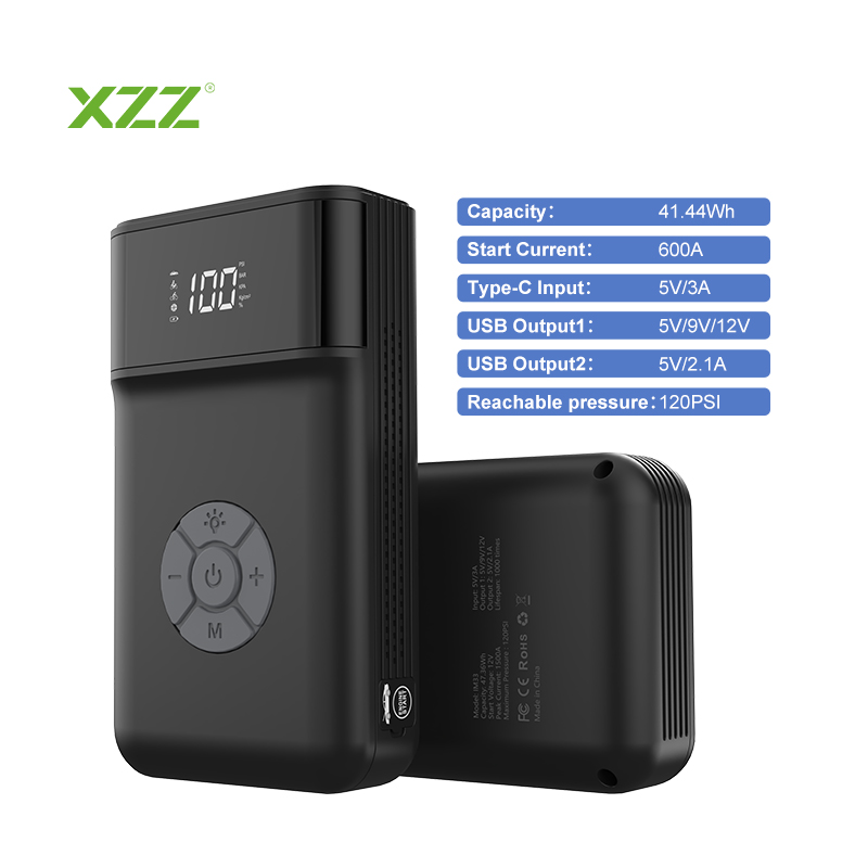 Outdoor Emergency Car Jump Starter 12000mAh Battery Booster 12V for Diesel And Petrol Car Battery Jumper Jump Starter For Cars And Cell Phones