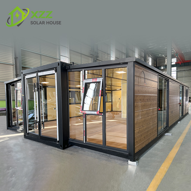 Premium XZZ-40ft Solar energy expandable container house manufacturer Integrated 5-25kW solar system and rapid assembly The ultimate Green Energy Housing Solution for global B2B buyers