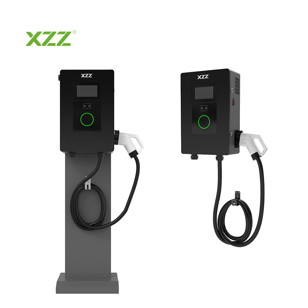 XZZ DC Single Gun EV Charger 20KW/30KW/40KW/60KW EV Charging Station WiFi Smart APP Control OCPP Fast Car Charger Mini DC Charging Station Wall-mounted Or Pole-mounted InFast Electric Charging Station