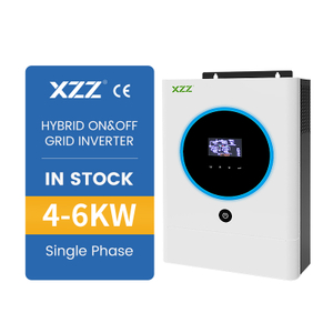 Hybrid MPPT Hybrid Solar Inverter 4KW 6KW Inverter Solar Power System Energy Storage Inverter Home Hybrid Inverter Solar Controller For Energy Storage System Pure Sine Wave Single Phase