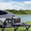 Portable Power Station 3000W Solar Generator for Camping, Home Backup LMFP Battery Mobile Power Supply