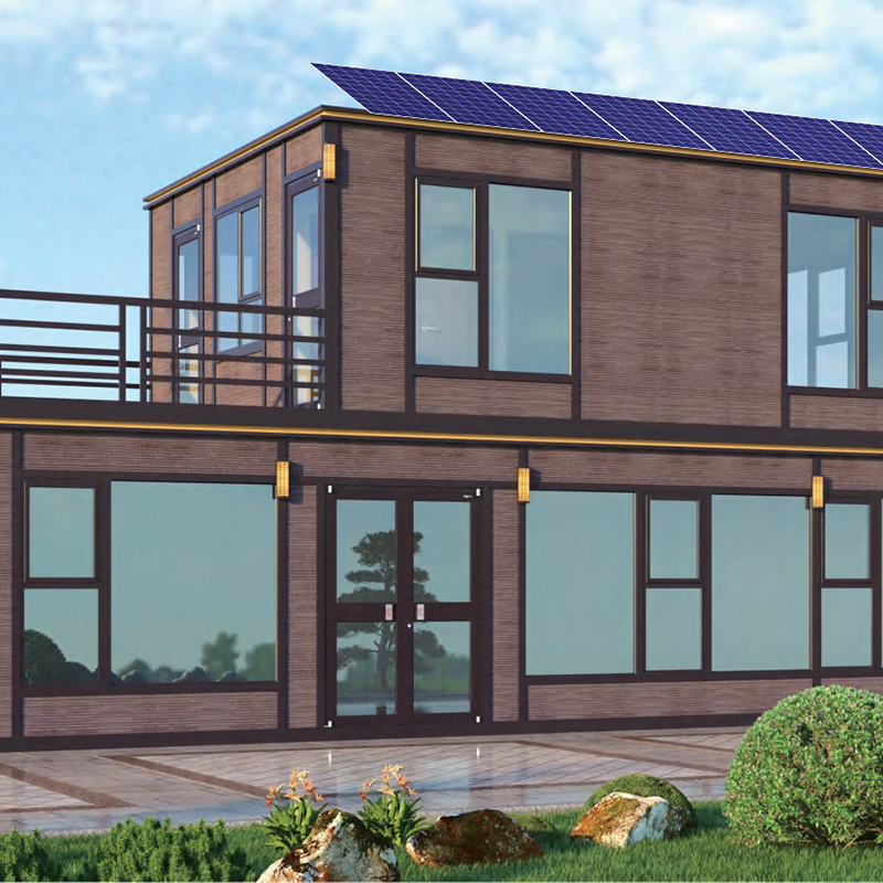  Complete Set Off Grid Living Solution Solar Energy System Container House Hotel 20FT 40FT Prefabricated House Portable Prefab Expandable Container House with Solar Prefab Container House
