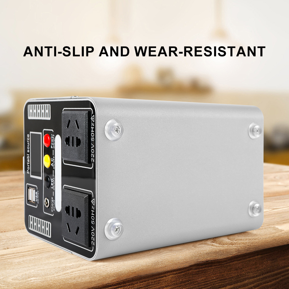 300W Emergency Mobile Power Lithium Ion Battery Built-In Flashlight Faster Charger Portable Power Station.