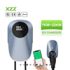 XZZ Home AC EV Charger Type2 32A/40A EV Charger 7KW/11KW/22KW OCPP1.6 Wall-mounted EV Charger, Wi-Fi And Bluetooth Enabled EVSE, Flexible 16-Foot CableCharging Evse EV Wallbox Station