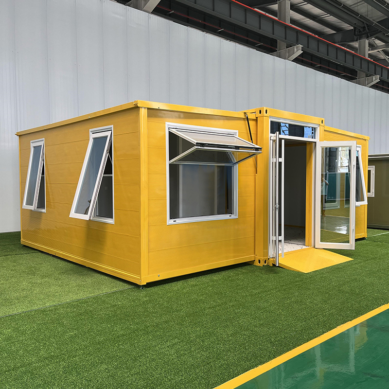  Expandable Container with Bathroom Prefabricated Modular House Container House with Solar Foldable Tiny Home Luxury 20FT 40FT Prefabricated House Expandable House