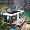 Intelligent Local Prefab Modular Solar Space Capsule House LuxuryCustomized Pre-Fab Folded Container House with Solar System Customized Fast Install Expandable Prefab Container House Homes with Solar 