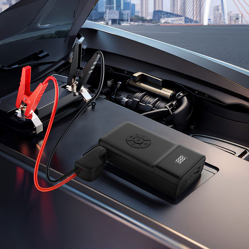 Outdoor Emergency Car Jump Starter 12000mAh Battery Booster 12V for Diesel And Petrol Car Battery Jumper Jump Starter For Cars And Cell Phones
