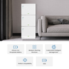 15360Wh 51.2V Energy Storage Stacked LiFePO4 Batteries Home Solar System Lithium Battery Energy Storage.