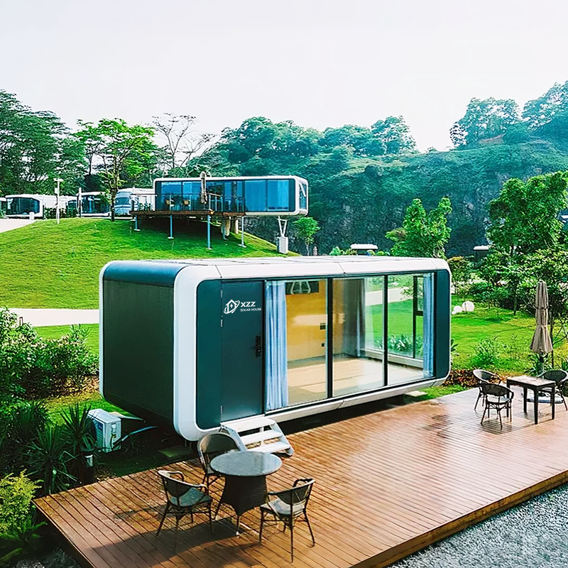 Smart Voice-controlled Prefabricated Space Capsule Houses, Green Energy Solar Panels, Home Energy Storage Systems, And Independent Solar Residential Solutions for Prefabricated Space Capsule Hotels