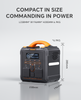 Xinzhuo 551.25Wh 600W Portable Power Station, LiFePO4 Battery Backup with UPS Function, 1 Hour to Full 400W Input, MPPT Solar Generator for Outdoor Camping, RVs, Home Use.