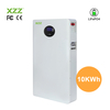 10KWh LiFePO4 Battery Pack Wall/Rack/Stackable Mounted Batteries Solar Home Energy Storage System LiFePO4 Battery Rechargeable Home Energy Storage Lithium Battery