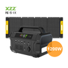 XZZ OEM ODM 1200W Solar Energy System Power Station LiFePo4 Energy System Storage Portable Power Station