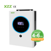 Hybrid MPPT Hybrid Solar Inverter 4KW 6KW Inverter Solar Power System Energy Storage Inverter Home Hybrid Inverter Solar Controller For Energy Storage System Pure Sine Wave Single Phase