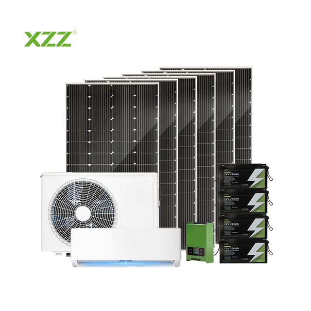 XZZ PV Air Conditioner Solar Air Conditioner Off-grid Hybrid Solar System Solar Powered Air Conditioner Wall Mounted Air Conditioner With Solar Panel All-in-One Energy Storage System Home 