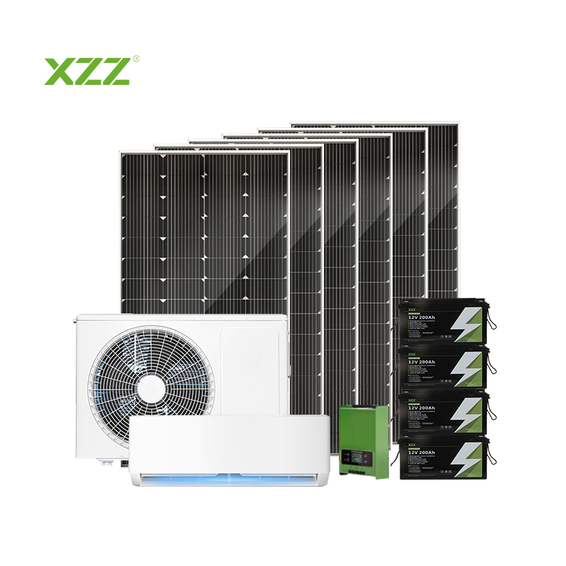 XZZ PV Air Conditioner Solar Air Conditioner with Battery Off-grid Hybrid Solar System Solar Powered Air Conditioner Wall Mounted Air Conditioner With Solar Panel All-in-One Energy Storage System