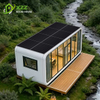 XZZEnergy Solar Off-Grid Apple Mobile Cabin Integrated Solar Panel & Energy Storage Apple Cabin Housing Solution with bedroom,kitchen,bathroom for Hotel/Office use