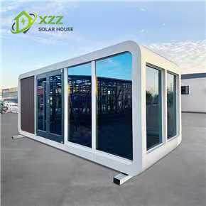 XZZ-Apple-13㎡ Integrated Solar Panel & Energy Storage Apple Cabin Housing Solution for Off-Grid Housing Projects