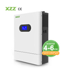 Hybrid Inverter Solar Power System Energy Storage Inverter Home Hybrid Inverter Solar Controller 93% Efficiency MPPT Hybrid Solar Inverter 4Kw 6Kw For Energy Storage System Pure Sine Wave Single Phase
