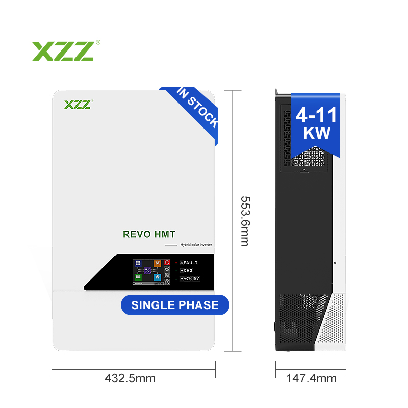 Hybrid Inverter Solar Power System Solar Controller 93% Efficiency MPPT Hybrid Solar Inverter 4Kw 6Kw 11KW For Energy Storage System Pure Sine Wave Single Phase