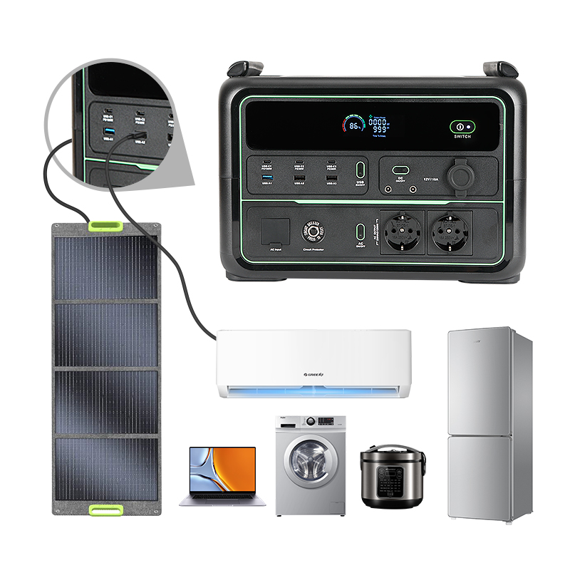 1200W Portable Power Station/ Solar Generator ODM/OEM Mobile Power Supply LiFePO4 Battery