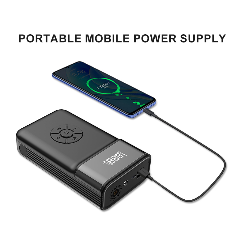 Outdoor Emergency Car Jump Starter 12000mAh Battery Booster 12V for Diesel And Petrol Car Battery Jumper Jump Starter For Cars And Cell Phones
