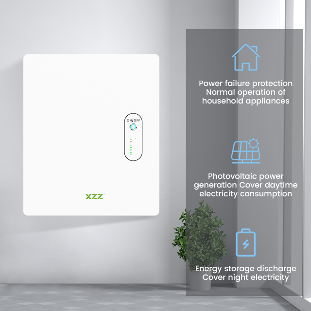  XZZ New Hot Wall-Rack Mount Dual Use 51.2v 100ah 10.24kwh Lifepo4 Lithium Ion Battery For Solar System Home Energy Storage Syst.