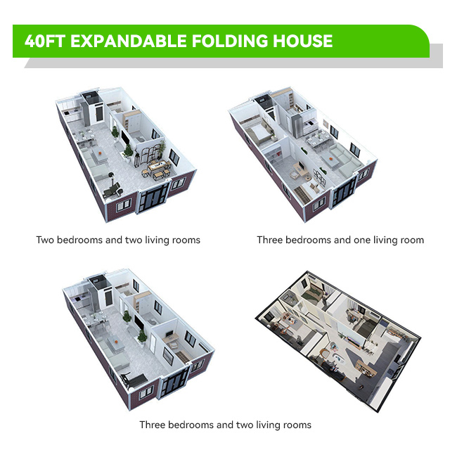 Premium XZZ-40ft Solar energy expandable container house manufacturer Integrated 5-25kW solar system and rapid assembly The ultimate Green Energy Housing Solution for global B2B buyers