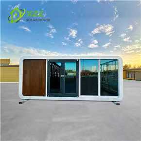 XZZ-Apple-13㎡ Integrated Solar Panel & Energy Storage Apple Cabin Housing Solution for Off-Grid Housing Projects