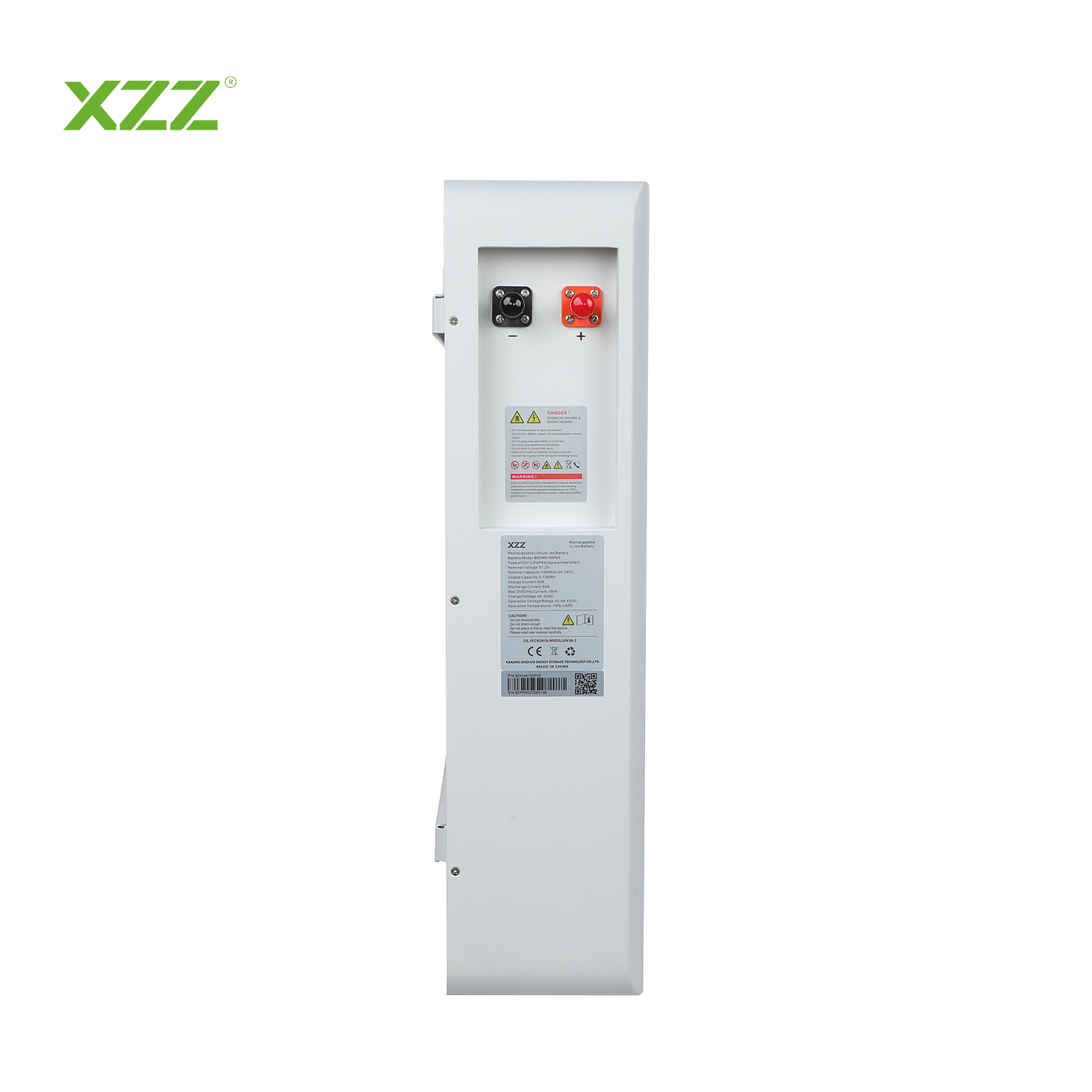 Solar Energy Storage System 5.12KW Lithium-Ion Battery LiFePO4 Battery Pack Rechargeable Home Energy Storage Lithium Battery