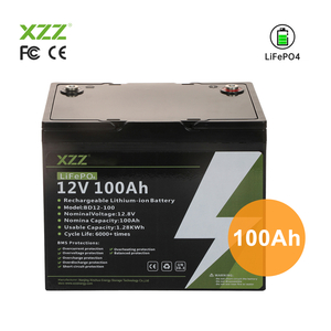 Deep Cycle Long Life LiFePO4 Rechargeable Battery Li-Ion Storage Battery LFP 1280Wh 100Ah 12.8V Lithium Ion Battery