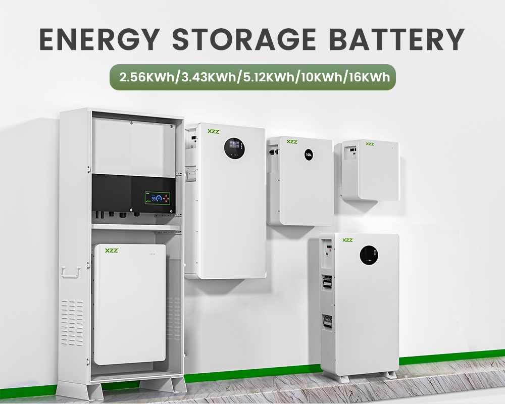 Home Use Solar Energy System Complete Kit 2.56KW 3.43KW 5.12KW 10KW 16KW Hybrid On&Off Grid Solar Panels Home Energy Storage System BESS