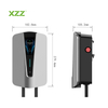 XZZ 7KW 11KW 22KW 4.3inch LCD Screen Mobile Home AC EV Charger Wallbox EV Charging Station WiFi Smart APP Control High-Efficiency Wall-mounted Car Charger OCPP1.6 for All Electric Car 