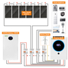 10KWh Off Grid & Hybrid & On Grid Solar Energy System BESS Complete Kit 10KWh All-in-One Energy Storage System Home Solar Power System Photovoltaic System Full Set 