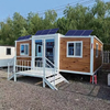  Complete Set Off Grid Living Solution Solar Energy System Container House Hotel 20FT 40FT Prefabricated House Portable Prefab Expandable Container House with Solar Prefab Container House