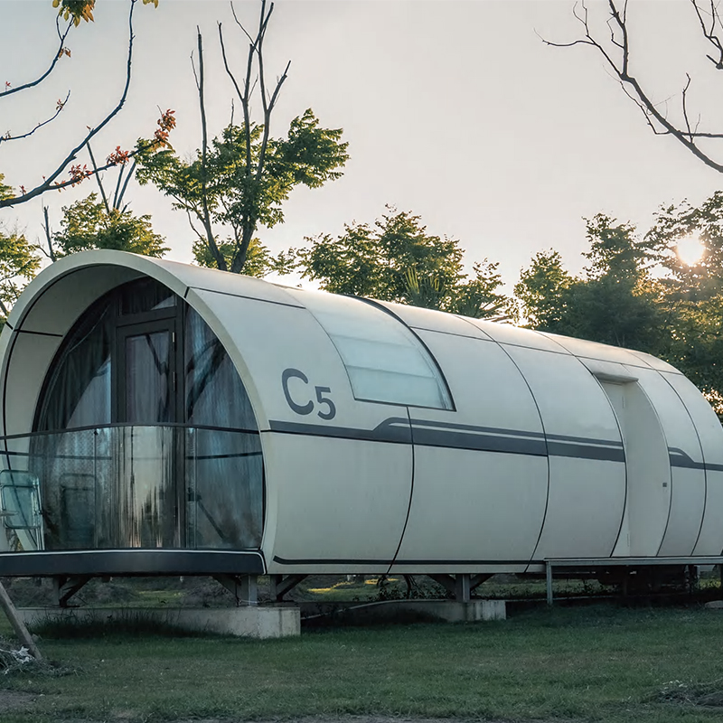 Portable Prefab Container House Space Capsule Bed Cabin Hotel Luxury 2 4 Bedroom Capsule House Tiny House Prefabricated Space Capsule Tiny Home Kit Apple House Portable Room Container House