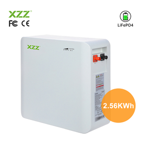 2.56KWh LiFePO4 Battery Pack Wall/Rack/Stackable Mounted Batteries Solar Home Energy Storage System Rechargeable Home Energy Storage Lithium Battery