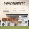 XZZ PV Air Conditioner Solar Air Conditioner Solar System Solar Powered Air Conditioner Wall Mounted Air Conditioner With Solar Panel All-in-One Energy Storage System Home 