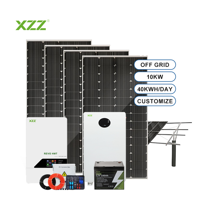 Solar Panel Complete Kit Power Generator 5kw Off Grid 10kw All-in-One Solar Energy System for Home Off Grid Full Set