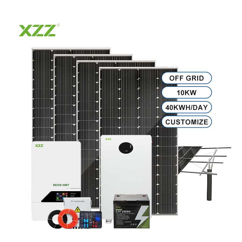 Solar Panel Complete Kit Power Generator 5kw Off Grid 10kw All-in-One Solar Energy System for Home Off Grid Full Set