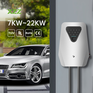  XZZ Home AC EV Charger Fingerprint Code 7KW 11KW 22KW EV Charging Station WiFi APP Contro Adjustable EV & Plug-in Hybrid Car Charger Ocpp1.6 for All Electric Car 
