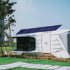 Customized Pre-Fab Folded Container House with Solar System for Apartment Hotel Room Campsite Garden Expandable for Home Use Customized Fast Install Expandable Prefab Container House Homes with Solar 